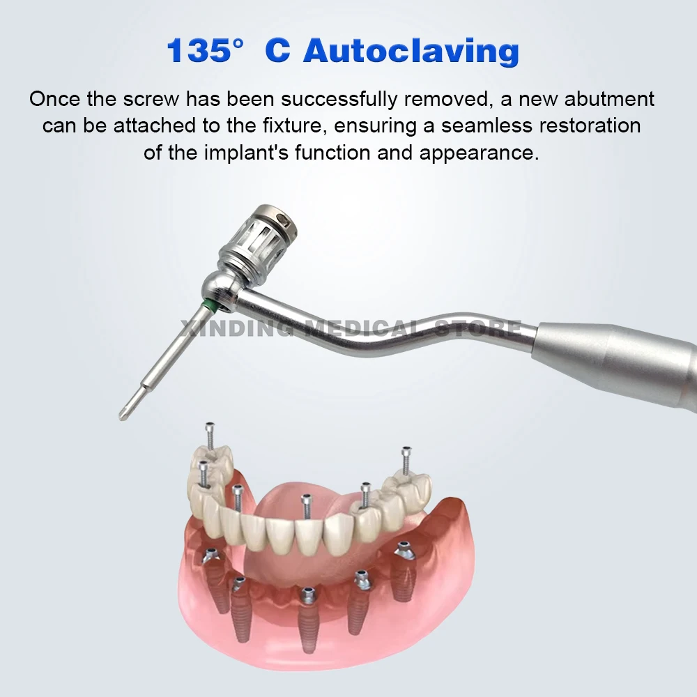 Implant &Fractured Screw Removal Kit SR RCD NeoBiotech Strauman Dentium Dio Universal Implant for Fail Implant Dentistry Tools