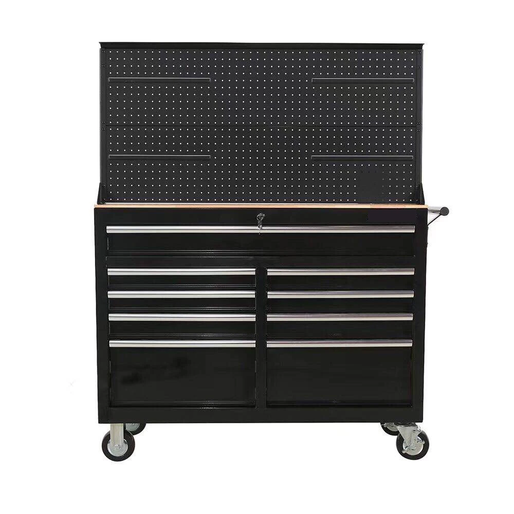Steel Heavy-Duty Garage Tool Trolley Car Repair Tool Cart With Drawer OEM Customizable