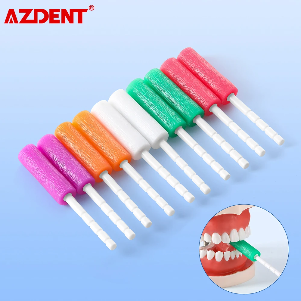 

AZDENT 10Pcs Dental Stick Orthodontic Bite Aligner Chewies Silicone Teeth Stick Bite for Dental Invisible Braces Retainer
