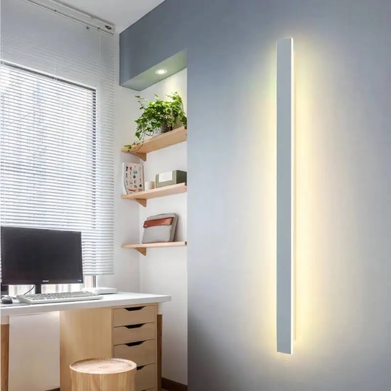 

Minimalist Strip Wall Lamp, Living Room Background Wall, Hallway, Staircase, Bedroom, Bedside, Fashionable Decorative Lamp