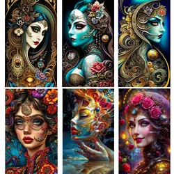 Fantasy Woman and Flower 5D DIY Diamond Painting Magic New 2025 Cross Embroidery Mosaic Diamond Embroidery Sales