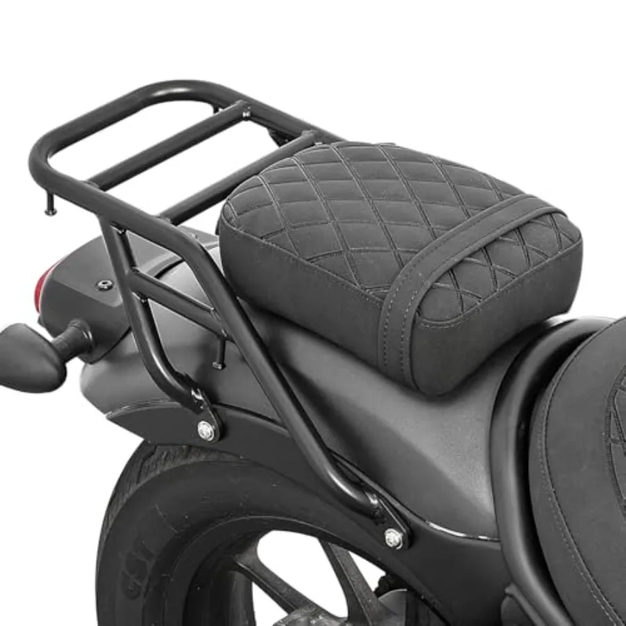 

Задний багажник для мотоцикла, черный стальной задний багажник, держатель, полка для улучшенного хранения грузов и безопасного транспорта