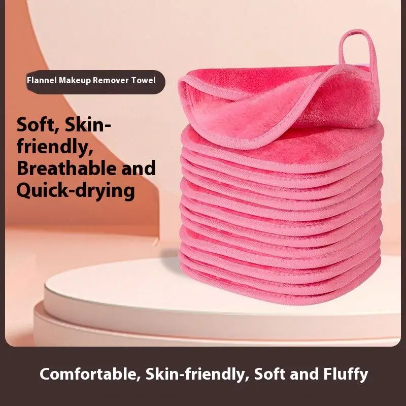 Paños faciales de microfibra, paño desmaquillante reutilizable, toallas de maquillaje, almohadillas de limpieza profunda, herramientas de belleza para el cuidado de la piel, 5/7 Uds.