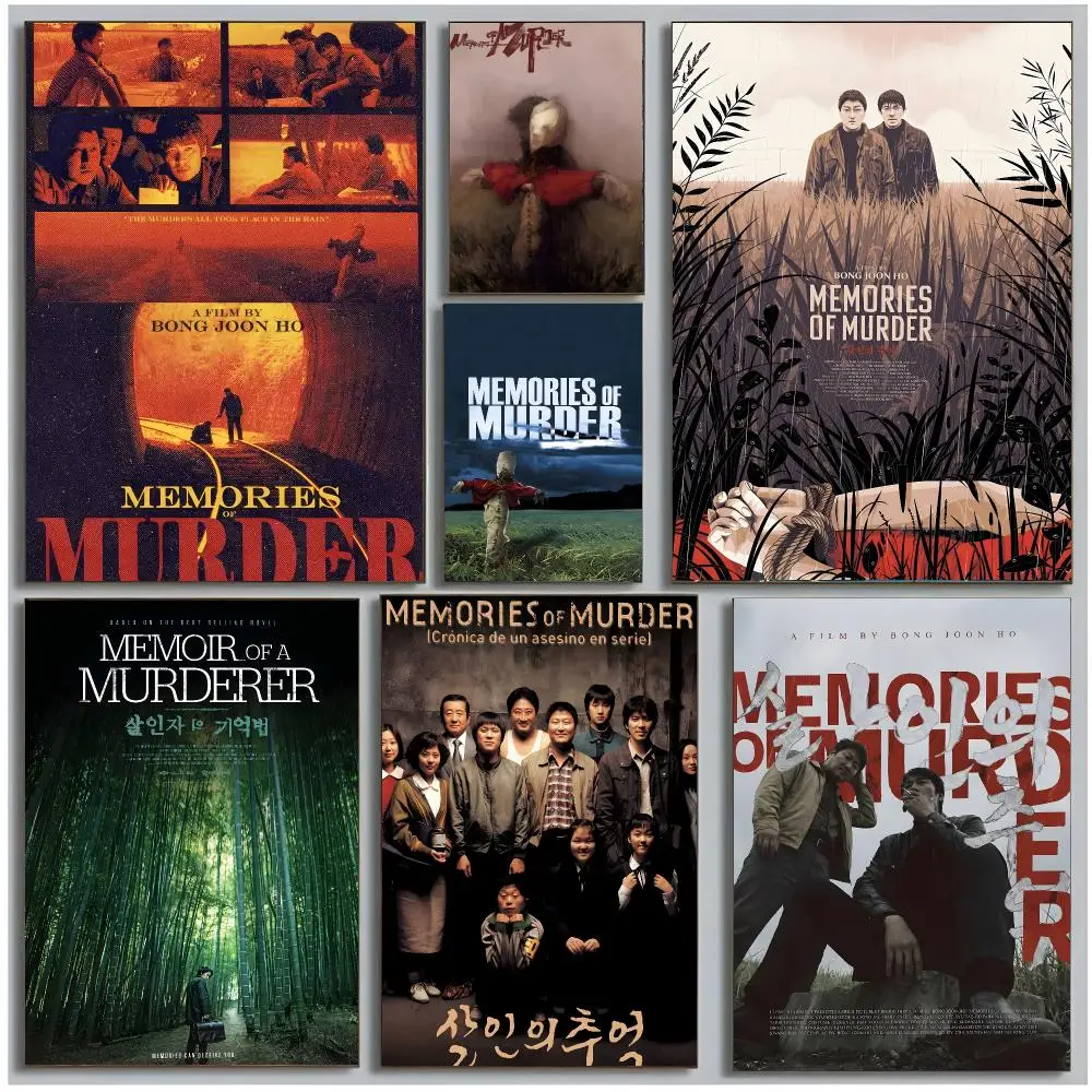 Crime Movie M-Memories of Murder Poster Modern Wall Art Bedroom Living Room Print Unframed