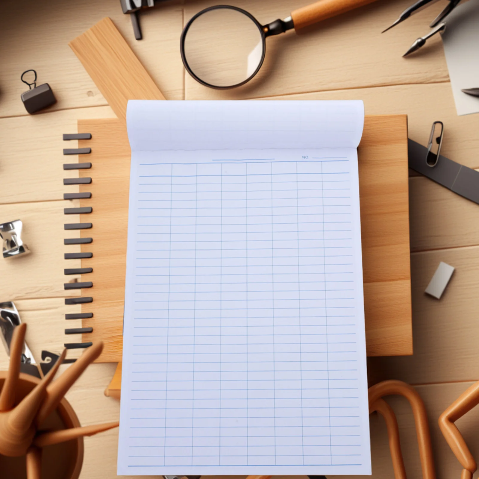 Inventory Ledger Book Large Accounting Journal Notebook Elegant Design for Business Inventory Financial Management