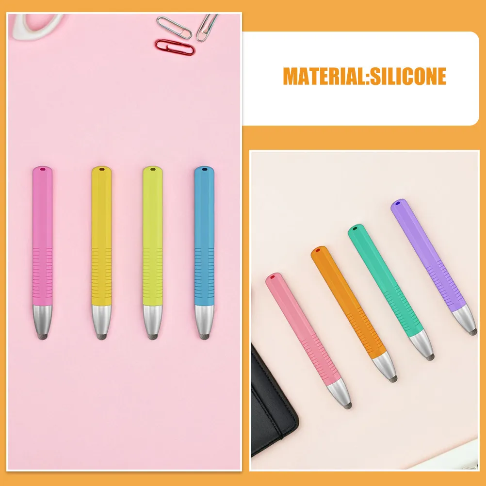 Capacitive Touch Screen Stylus Pens 8 Pack Ergonomic Design for Phones Tablets Student Learning