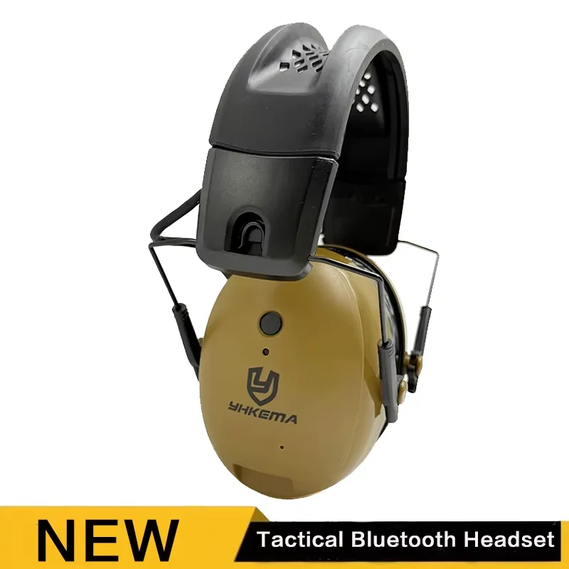 

Тактические электронные наушники Bluetooth с шумоподавлением и микрофоном, удобные, с пеной с эффектом памяти, для спорта