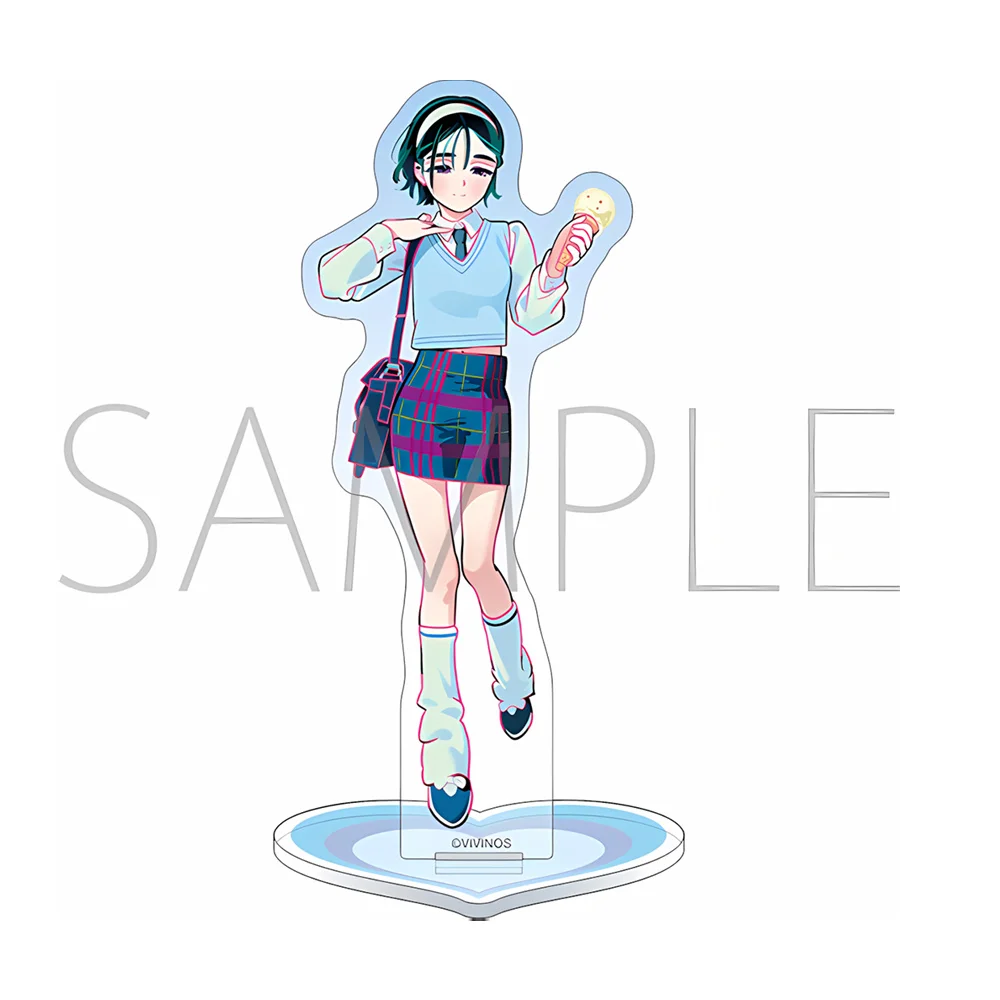 Anime Alien Stage Acrylic Keychain Stand Model 15CM Ornament Accessories Goods Christmas Gifts
