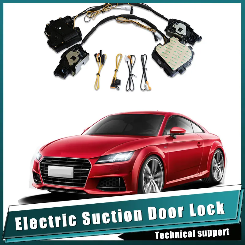 Smart Auto Electric Suction Door Lock for Audi TT 2016-2023 Automatic Soft Close Door Super Silence Car Vehicle Door