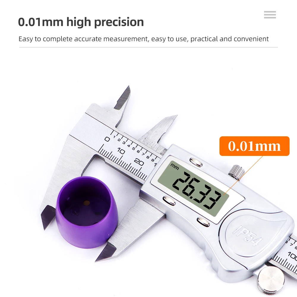 Stainless Steel 150mm Digital Vernier Caliper IP54 Dustproof Waterproof Service Precision Measuring Caliper