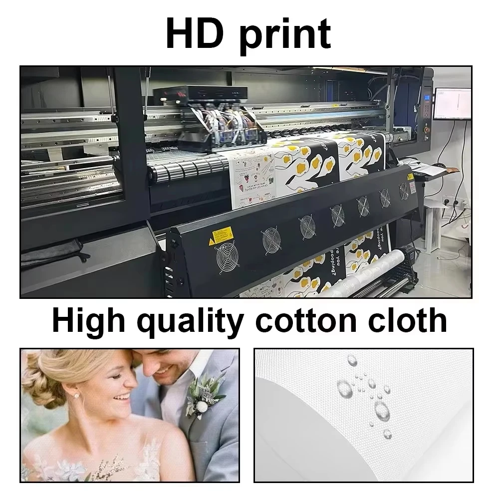 พิมพ์ภาพลงบนผ้าใบตามสั่ง โปสเตอร์ภาพถ่ายส่วนตัว เหมาะสำหรับงานแต่งงาน สัตว์เลี้ยง วันเกิด