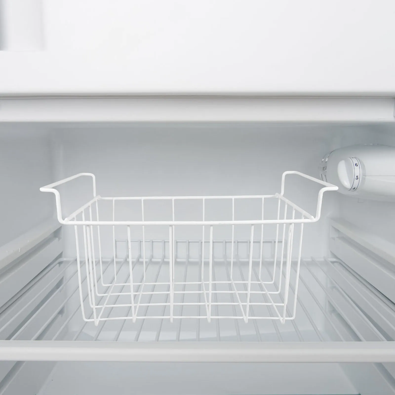 

Refrigerated Storage Basket Freezer ganizer Kitchen Multi purpose Chest Partition Frame Wire Mesh Breathable Material