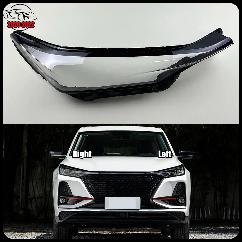 

For ChangAn CS75 Plus 2020-2022 Transparent Lampshade Lamp Shade Front Headlight Shell Headlamp Cover Lens Plexiglass