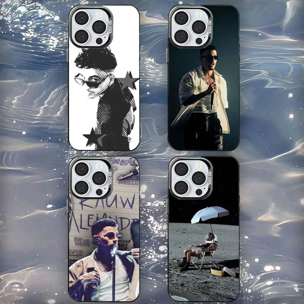

R-Rauws Singer A-Alejandro Phone Case For iPhone 16,15,14,13,12,11,Mini,Pro,SE,MAX Black Matte Shockproof Cover