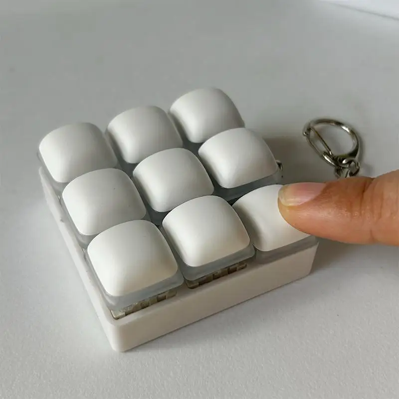 Bread Keycap Fidget Keychain Creative Key Button Bread Stress Release Toy For Work School Desktop