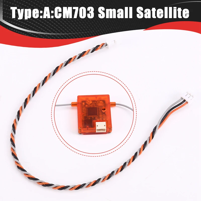 Receptor de satélite DS-M2 DS-MX, botón de emparejamiento, pequeño satélite para receptor de satélite Spoketrum JR CM703, satélite pequeño