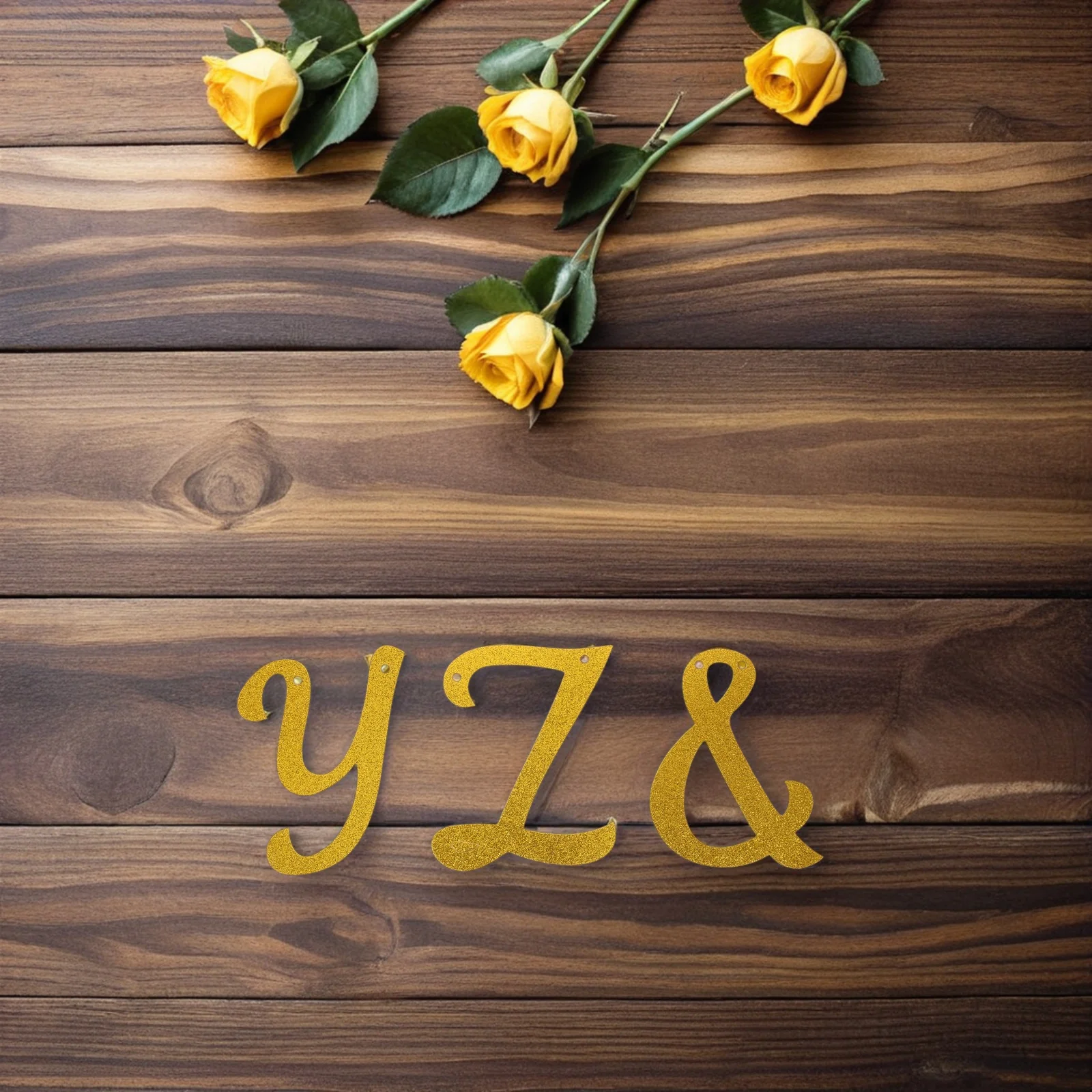 

1Set Glitter Alphabet Letters Banner Gold Glitter Happy Birthday Banner Large Letters for Party Birthday Decoration Golden