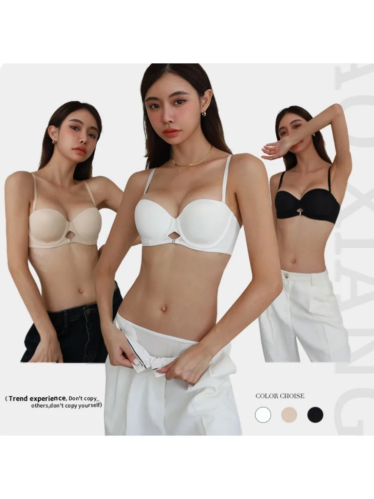 

YUQI Ultra Thin Comfort Bra - Big/Small Bust No Trace No Underwire | Smooth Seamless Lingerie for Women Breast Support Set