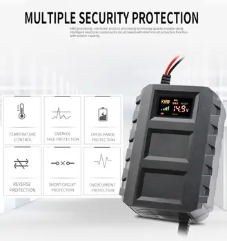 12V/14.6V 鋰電池充電器,適用於磷酸鐵鋰電池(Lifepo4/12.8V),充電容量20-100Ah,美規插頭 6 最佳銷售 磷酸鋰電池充電器 - №2