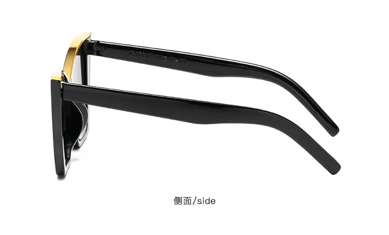 Cat-Eye-Sonnenbrille mit großem Rahmen, neuer Stil 2025, personalisierte Sonnenbrille, trendig und beliebt auf Instagram, modische Sonnenbrille – Detail 8