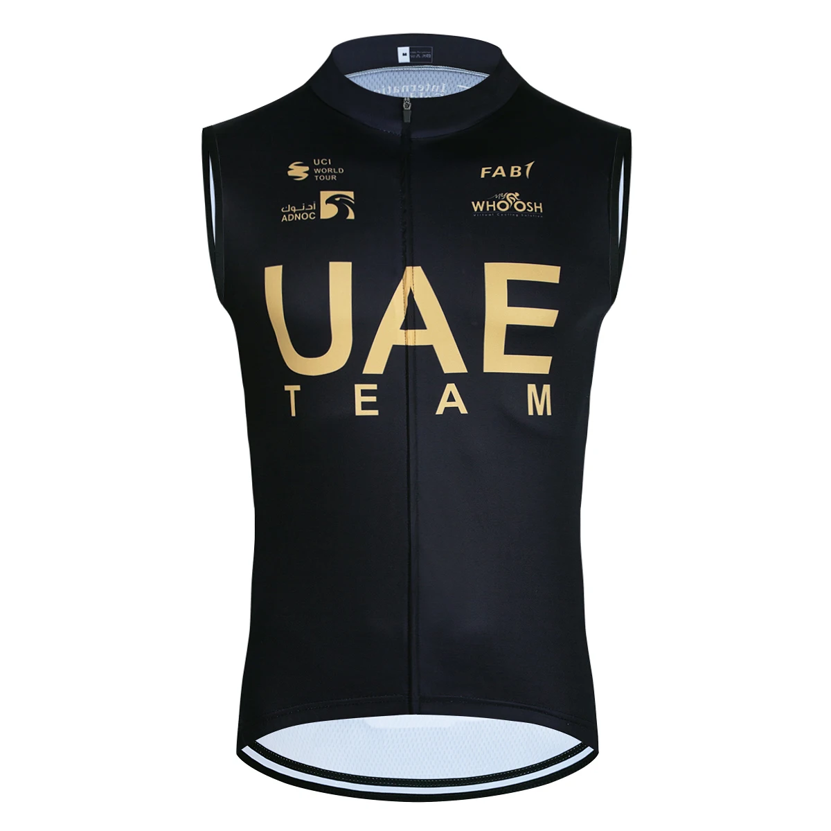 New Gold UAE Cycling Jersey Summer Windbreaker Men Bike Vest Maillot Ropa Ciclismo Pro Bicycl Tshirt Clothing