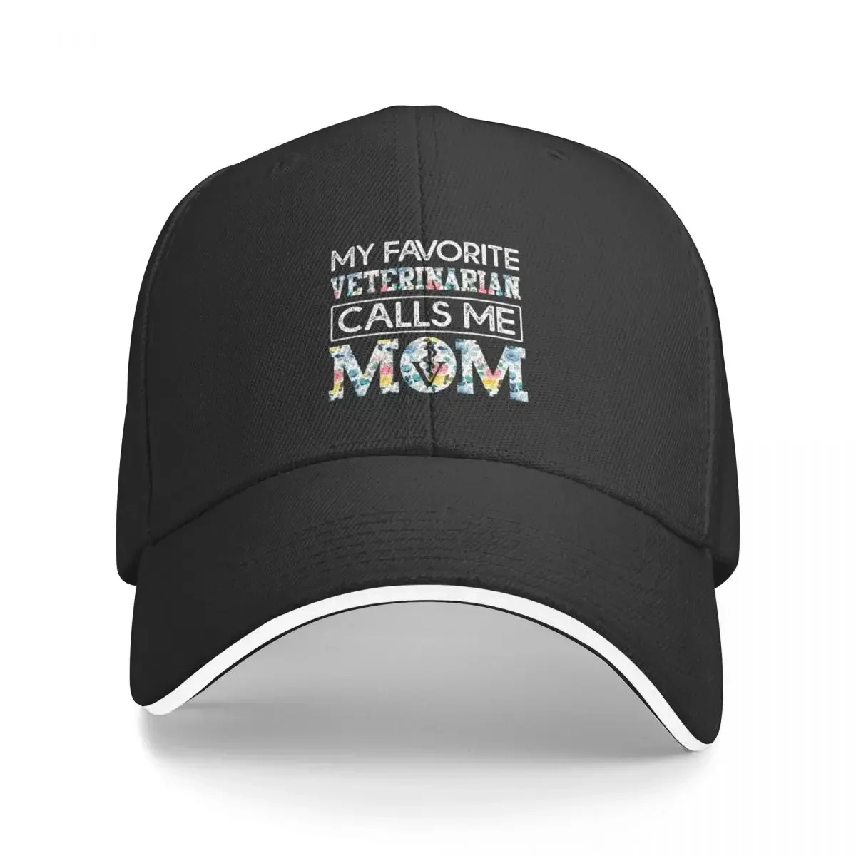

my favorite Veterinarian calls me mom Baseball Cap summer hat Women's Hats 2025 Men's