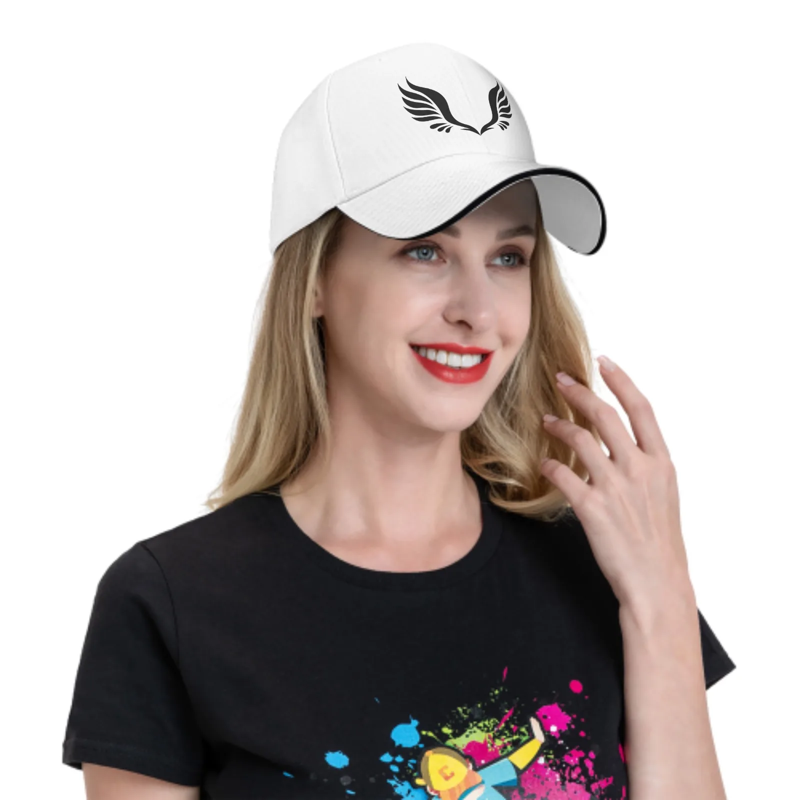 Ala ajustable para hombre y mujer, gorra de béisbol con Cierre trasero, gorro de sándwich lavado, deportes al aire libre