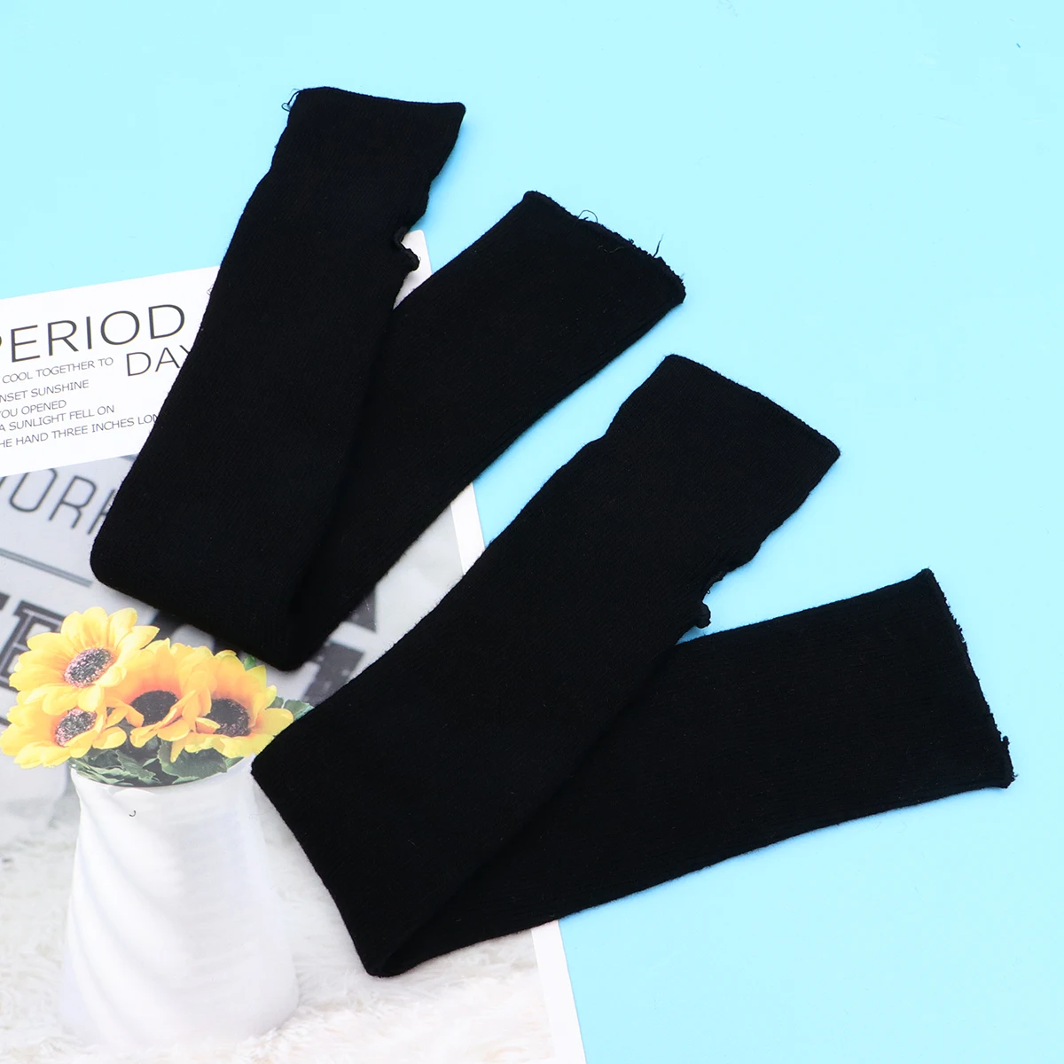 

1Pair Warm Keeping Forearm Sleeves Knitted Cotton Winter Cuff for Cycling Running Fishing Driving Outdoor Sports Gear