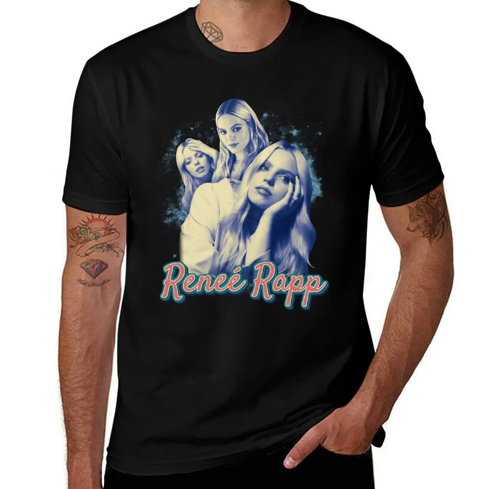 

renee rapp vintage 90s aesthetic T-Shirt t shirt man cotton man t shirt summer T-Shirt