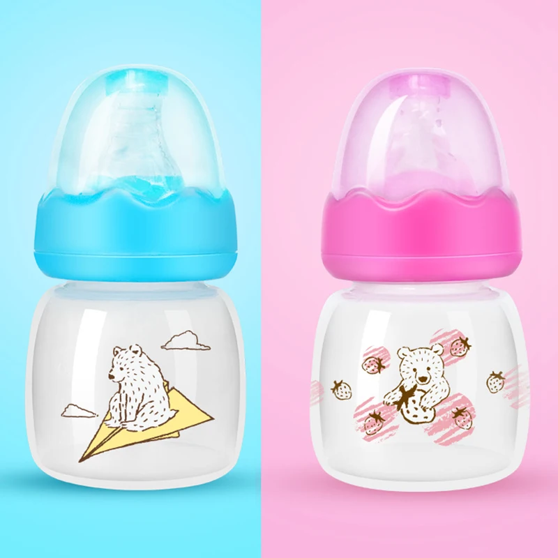 

60ml/3oz Standard-neck PP Baby Bottle, Mini-Newborn Feeding Bottle, Juice Bottle