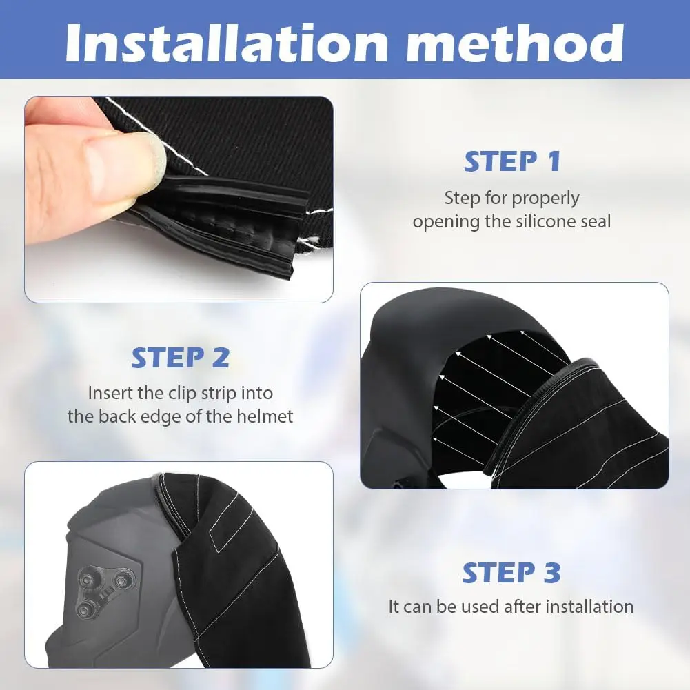 ملحقات غطاء اللحام غطاء رأس اللحام لمعظم خوذات اللحام، ملحقات خوذة اللحام