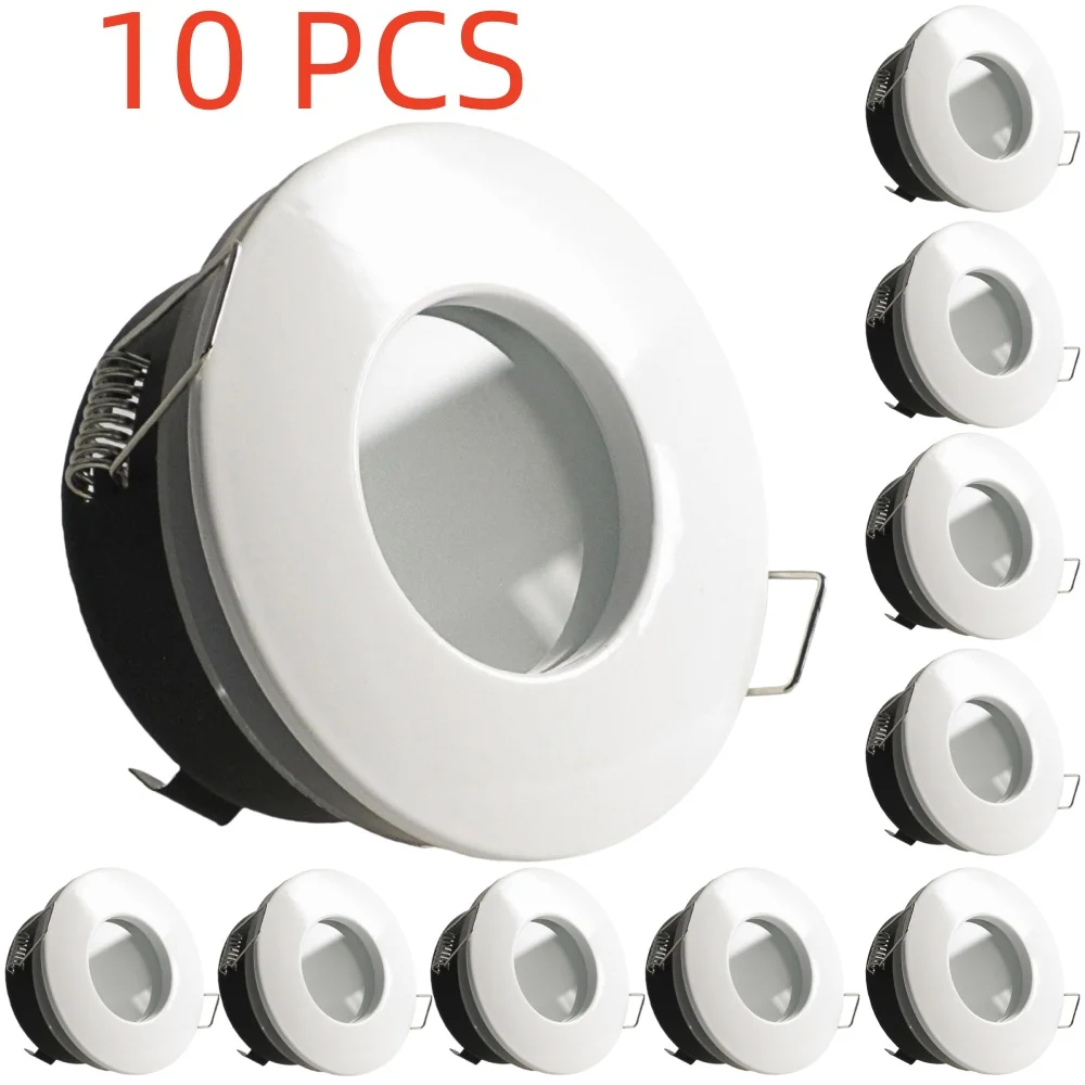 

JOYIINLED 2/10 Pcs Led Light Base GU10 MR16 Lamp Holder Round Ceiling Downlight Spotlights Led Stand Light Fixture Socket