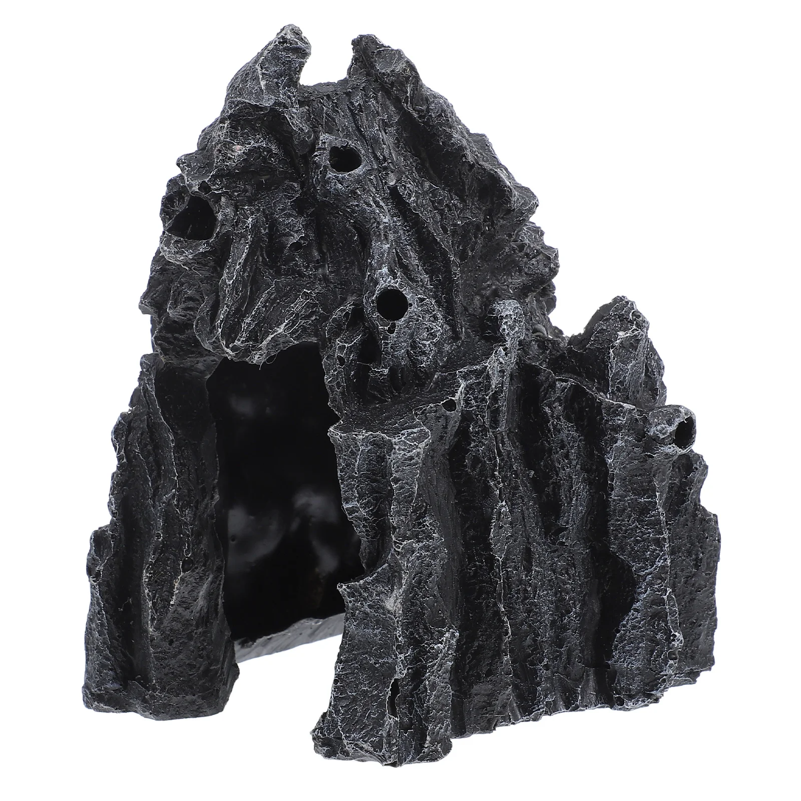 

Reptile Hideout Cave Resin Landscape Ornament For Aquarium Terrarium Decorative Shelter Suitable Lizard Snake Gecko Hiding Spot