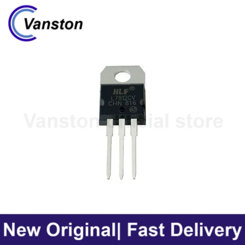 10pcs L7812CV Three-terminal voltage regulator TO-220 1.5A12V Brand new original