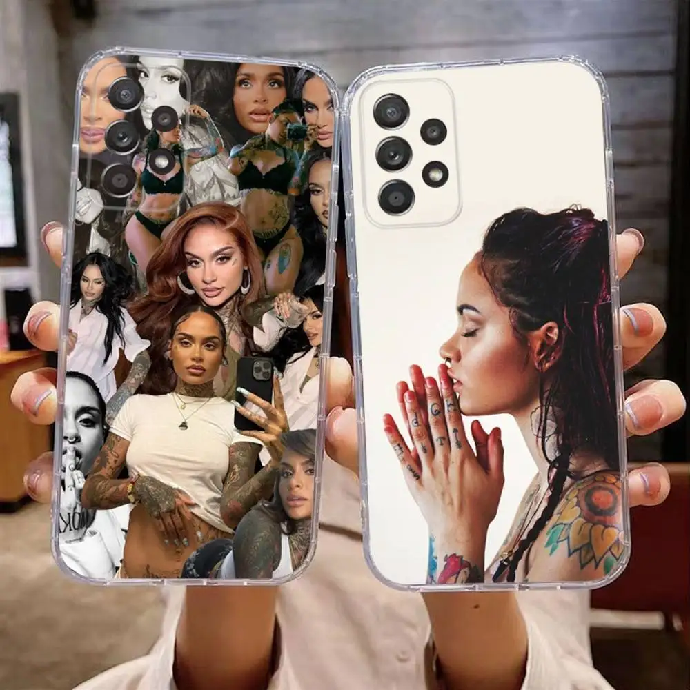 

Singer K-Kehlani Parrish Phone Case For Samsung Galaxy A,71,70,52,51,40,31,50,50S,30S,21S,12,10,Note20ultra Transparent Cover