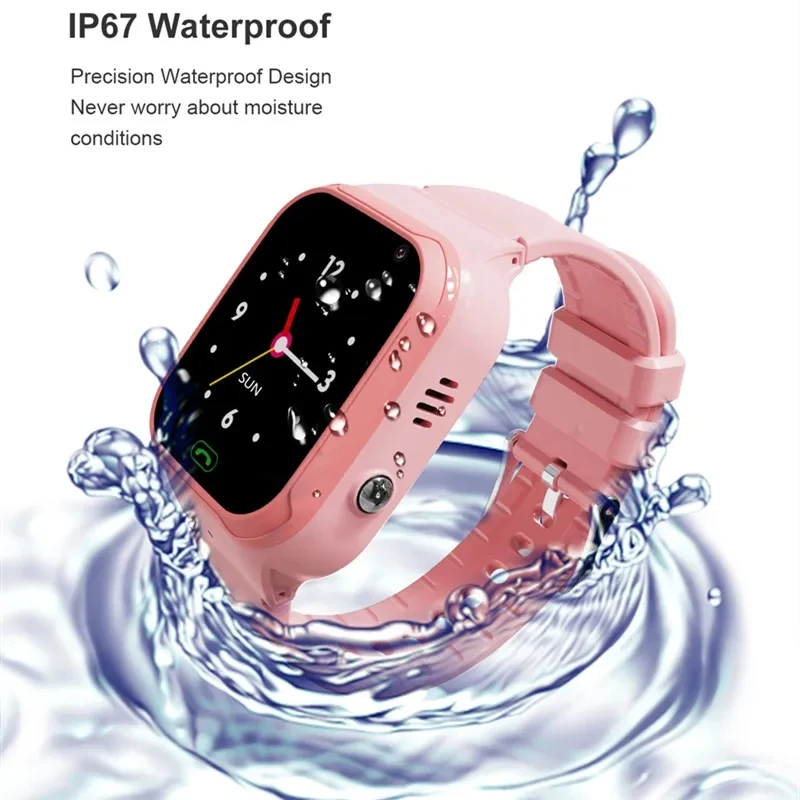 Smartwatch Wrist Kids Smart Watch Children Boys Girls Waterproof Child Electronic Digital Connected Wristwatch Clock Little Hand