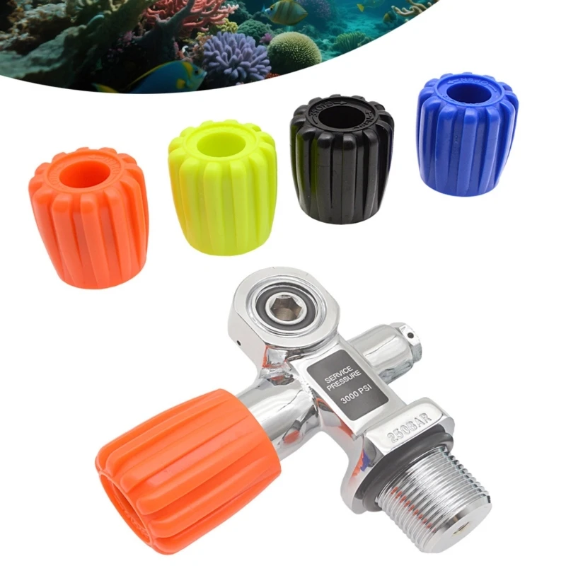 Scubas Diving Tanks Cylinder Valves Handwheel Knob Pressure Reducing Valves Switches Knob Replacement Maintenance K1YF