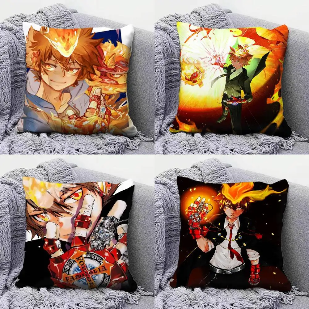 

Anime K-Katekyo Hitman Reborn! Pillow Covers, Home Sofa Cushion Covers and Aecorative Custom