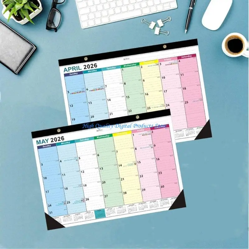 U2JE 2026 Wall Lịch lập kế hoạch hàng tháng để lập kế hoạch lập kế hoạch hàng tháng