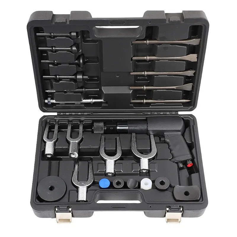 24 PCS Air Hammer Kit Multi Functional Pneumatic Hammer 2200 BPM Professional Pneumatic Tools for Industrial Home Repair
