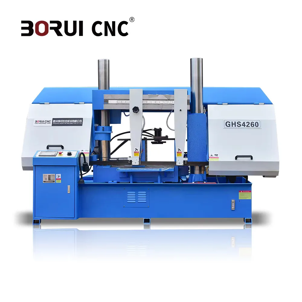 BORUI CNC GHS4260 Band Saw Metal 4260 Double Column Cnc Pipe Cutting Hine