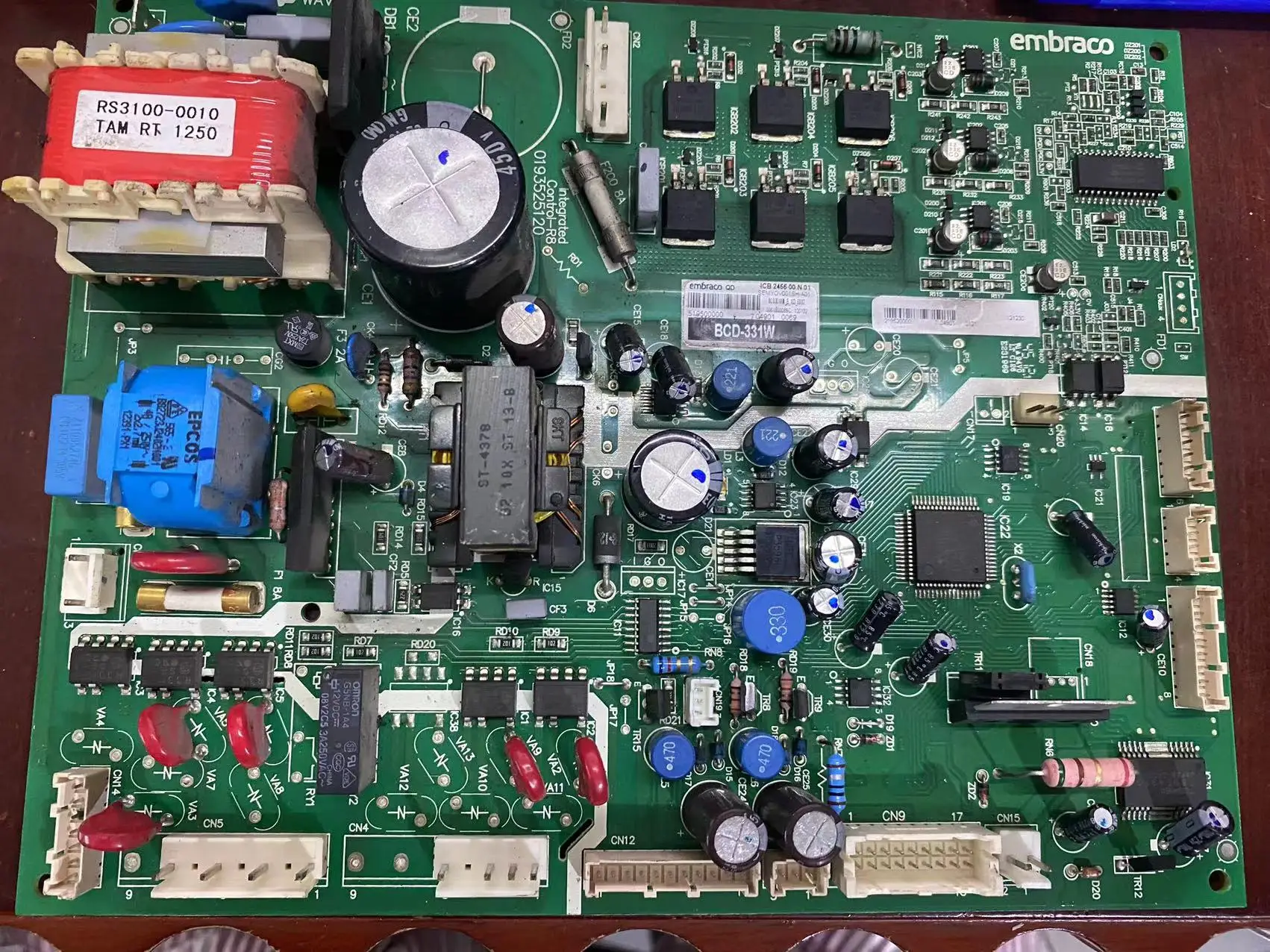 

BCD-301WN,-331WN,-331WBCZ 0061800089C тестовая плата, материнская плата, исправна