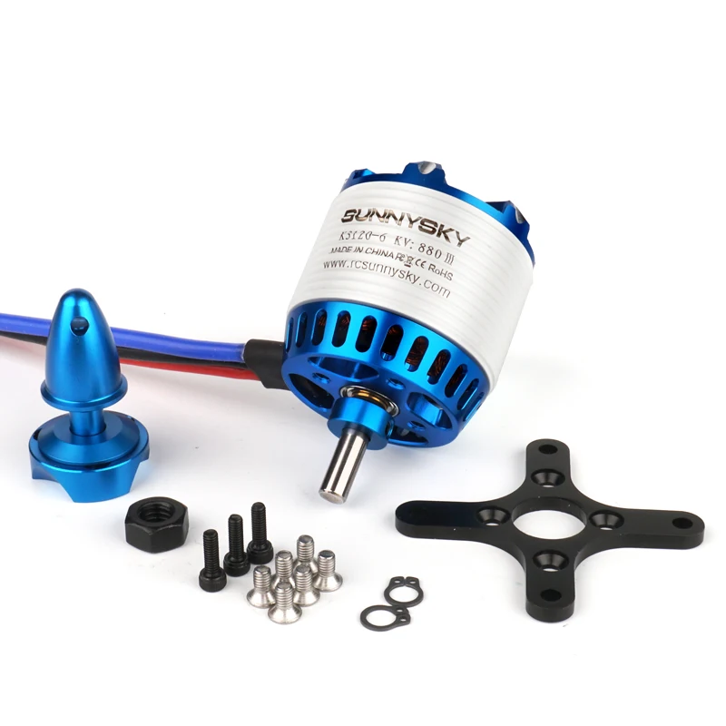 SUNNYSKY X3120 X3126 KV550 KV585 KV760 KV800 KV880 KV1025 Thrust 3kg 4kg 5kg Lipo 3-4S 6S RC Model Brushless Motor