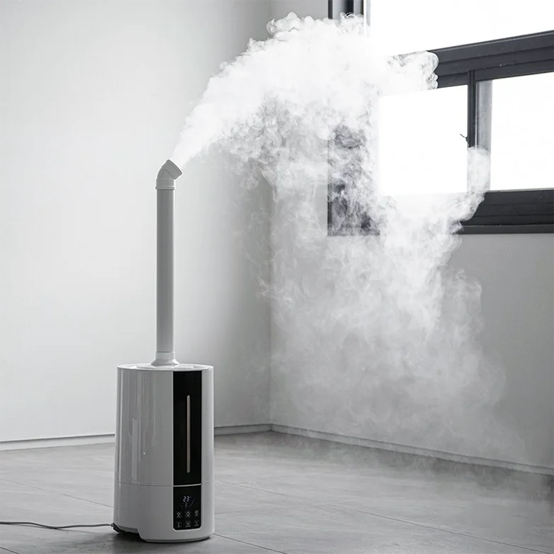 

Промышленный увлажнитель воздуха 13 л — интеллектуальный ультразвуковой туманообразователь с прохладным туманом (12 л, высокая емкость, управление Wi-Fi/приложением, выход 5000 мл/ч, автоматическое отключение)