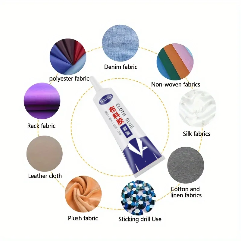 50ml High Quality Multifunctional Seams for Quick Bonding and Repair - Clothes, Denim, Artificial Leather, and Fabric image 5