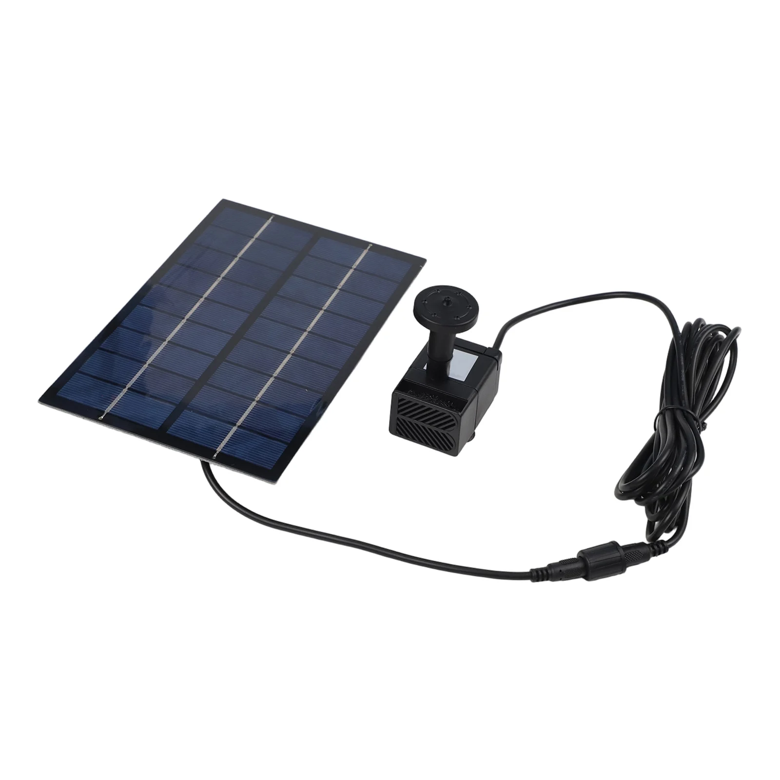 Solar Driven Water Pump 2 8W for Ponds and Ornamental Fountains with Adjustable Flow and Renewable Energy Source