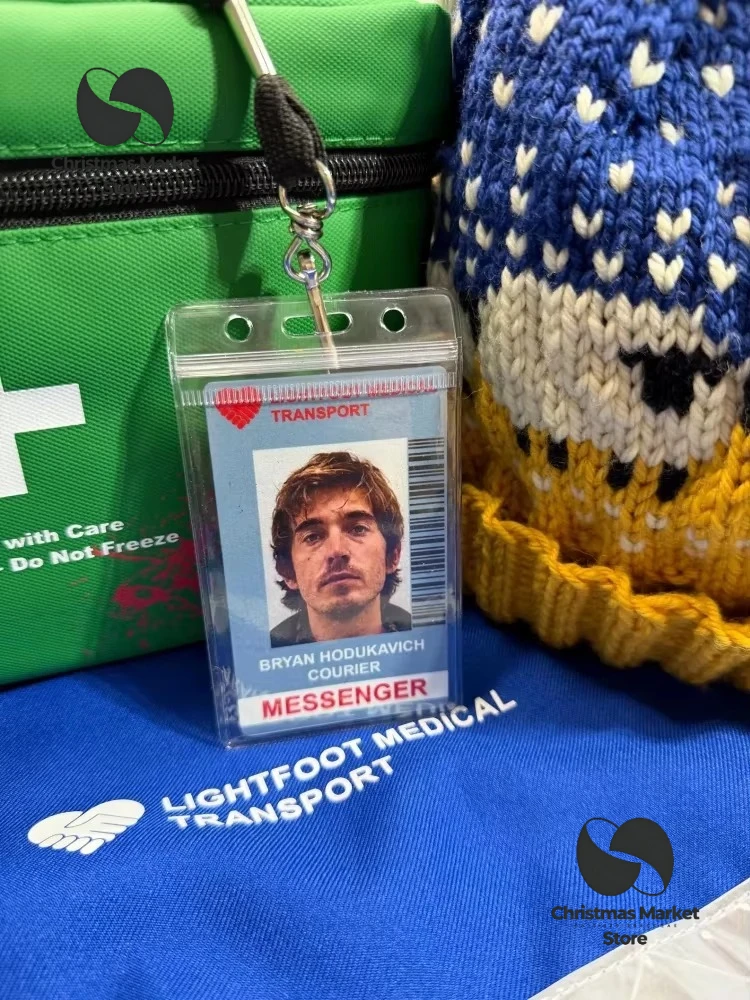 ResIdent Evil Bryan HoDukavich ID Card Badge Lightfoot Medical Transport Cosplay ID Badge Christmas Cosplay Costume Accessory