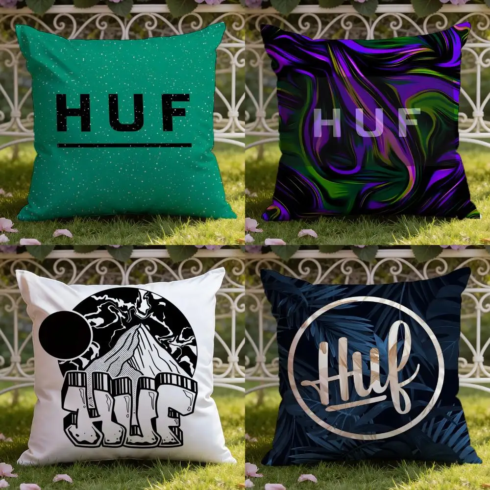 Marca H-Huf Moda Capa de almofada para casa e carro Capa de almofada de dupla cena: reversível para conforto premium