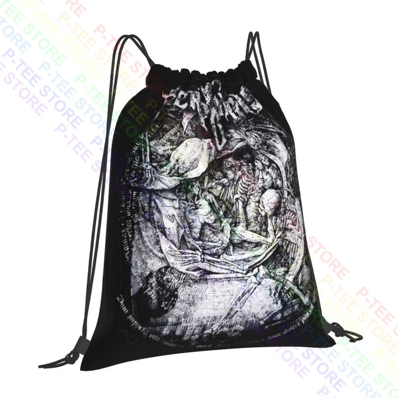 Necrophagist Mors Drawstring Bags Gym Bag Gym Art Print 3d Printing School Sport Bag