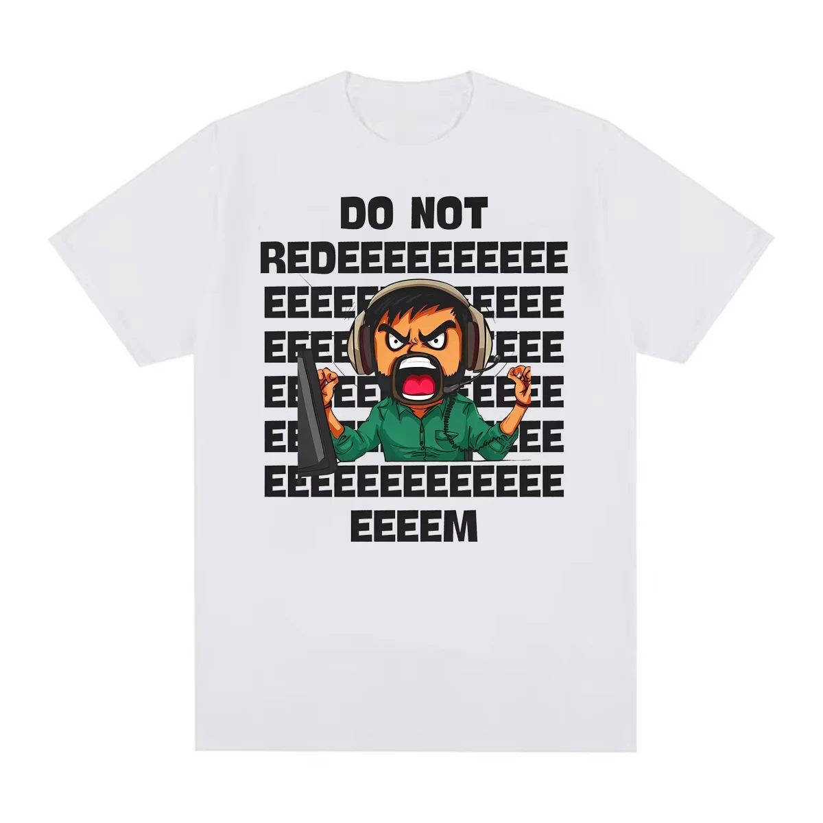 DO NOT REDEEM!! Funny Meme The Card Angry Scammer Graphic T Shirts Men's Women High Quality Tops T-shirt Vintage Cotton T-shirts